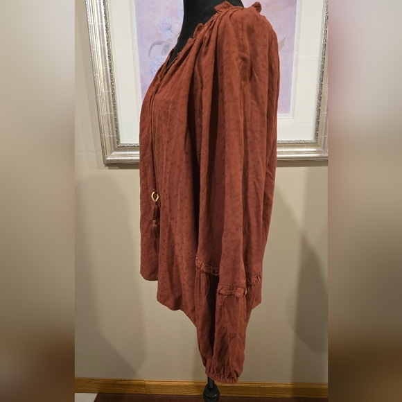 Knox Rose Boho Top Size Medium - Picture 2 of 6